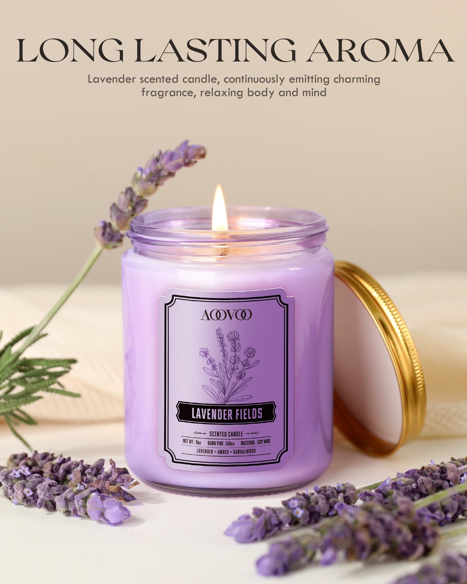 AOOVOO Classic Scented Candle –  Gift Set