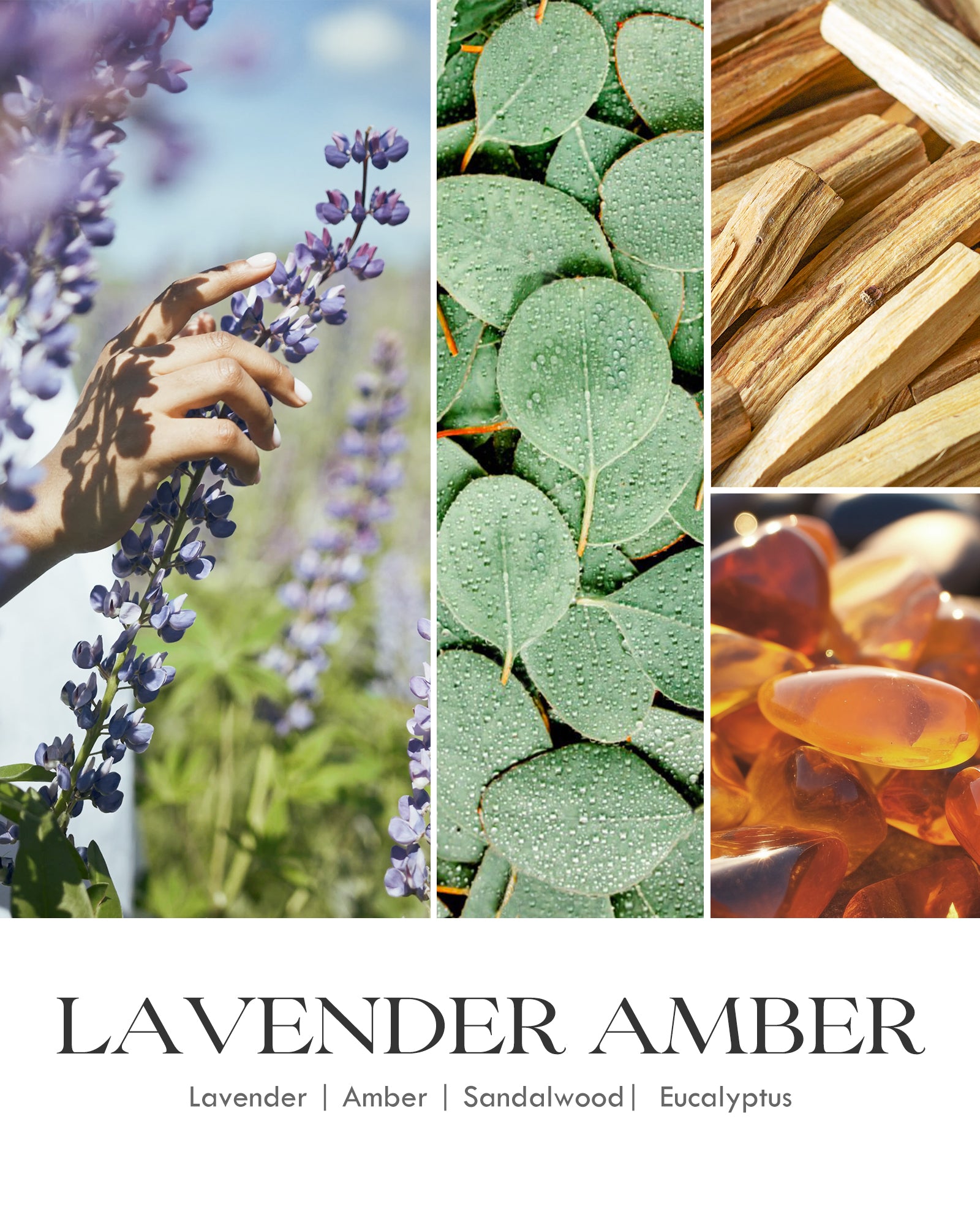 Lavender scented candles