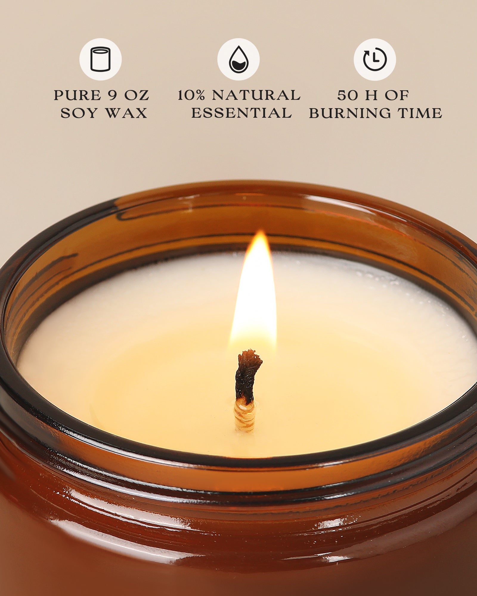 AOOVOO Classic Scented Candle –  Macchiato Coffee