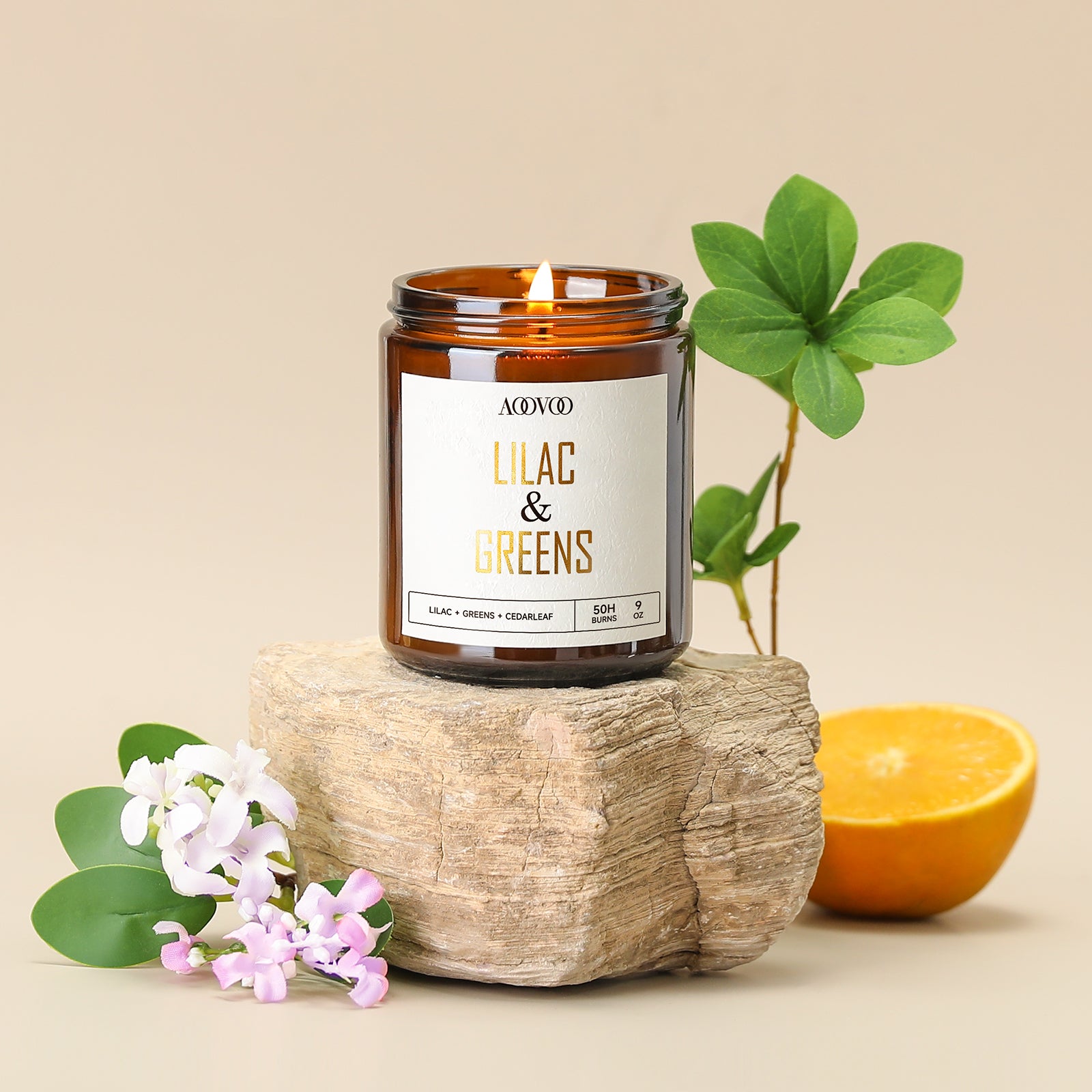 Natural scented candles