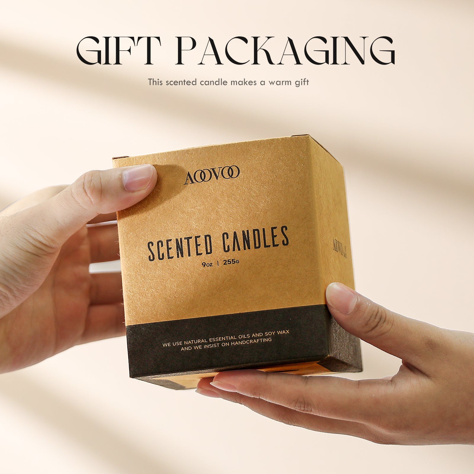 Natural scented candles