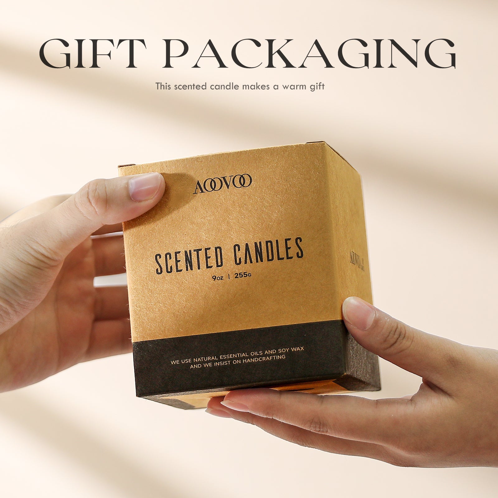 Handmade scented candles