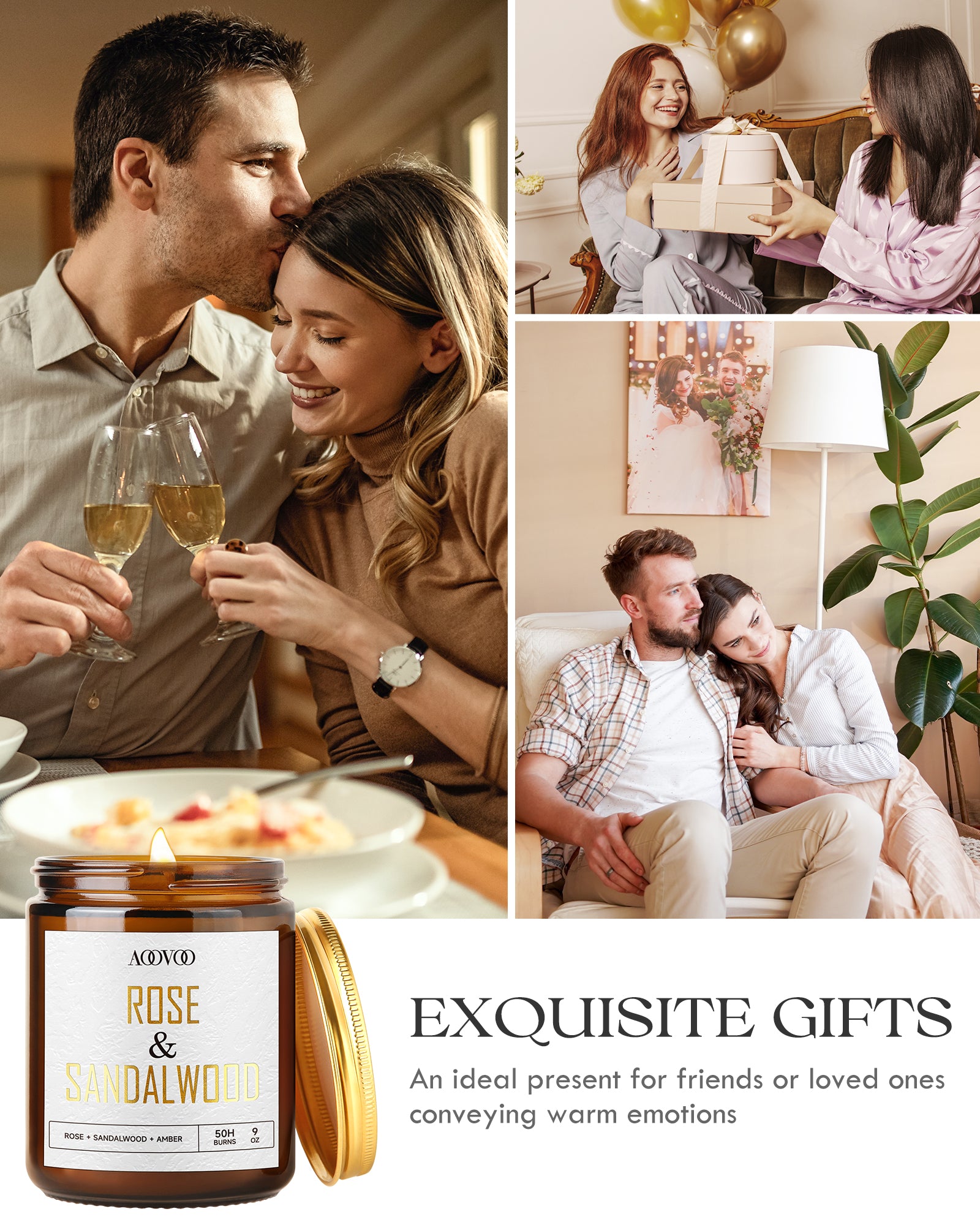 Natural scented candles