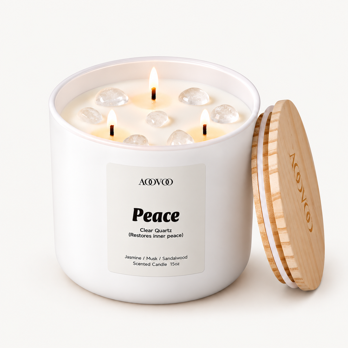 aoovoo scented candles, natural soy wax candle, scented candles
