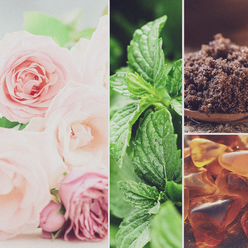 AOOVOO Scented Candle – Rose with  Crystals Inside