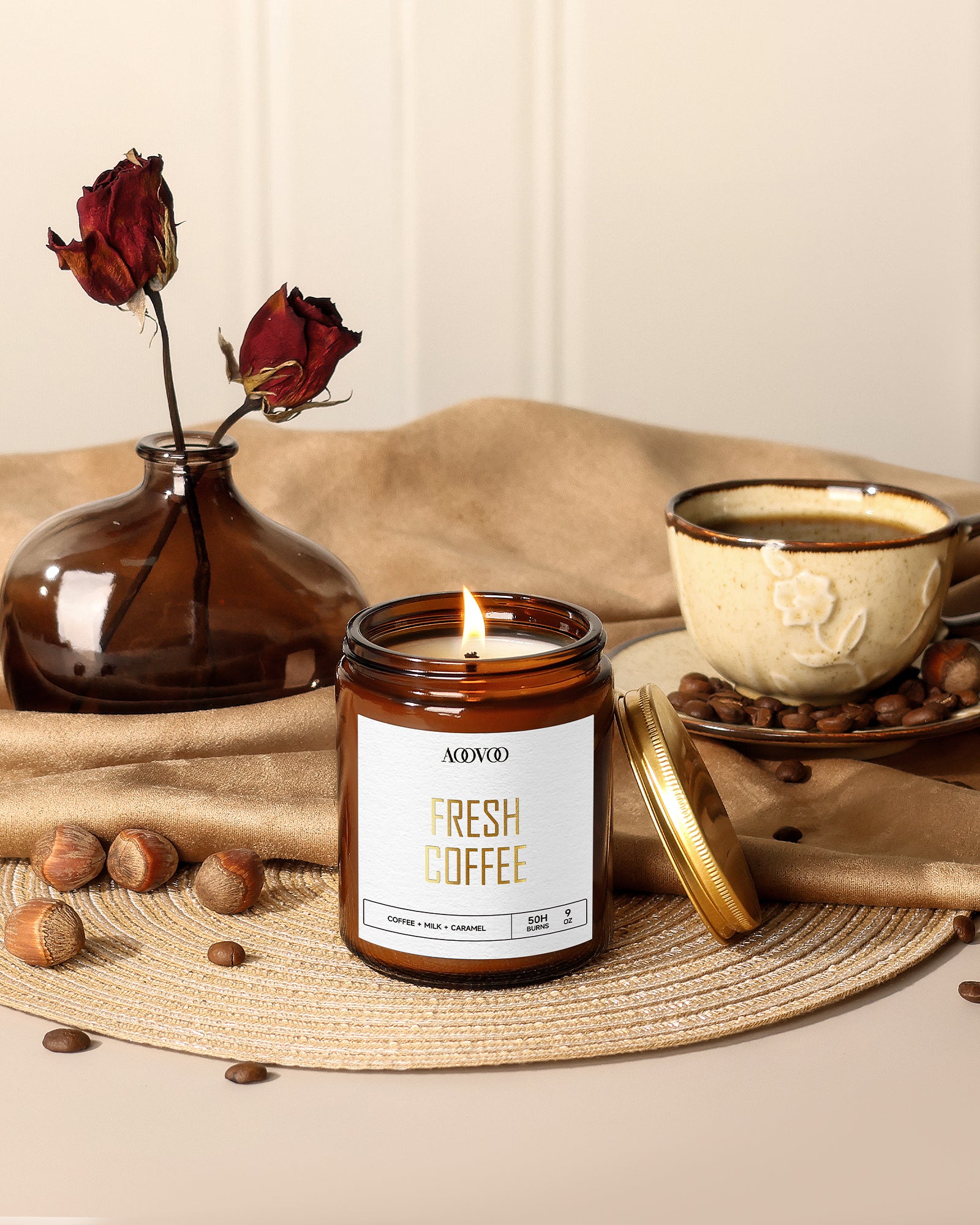 Natural scented candles