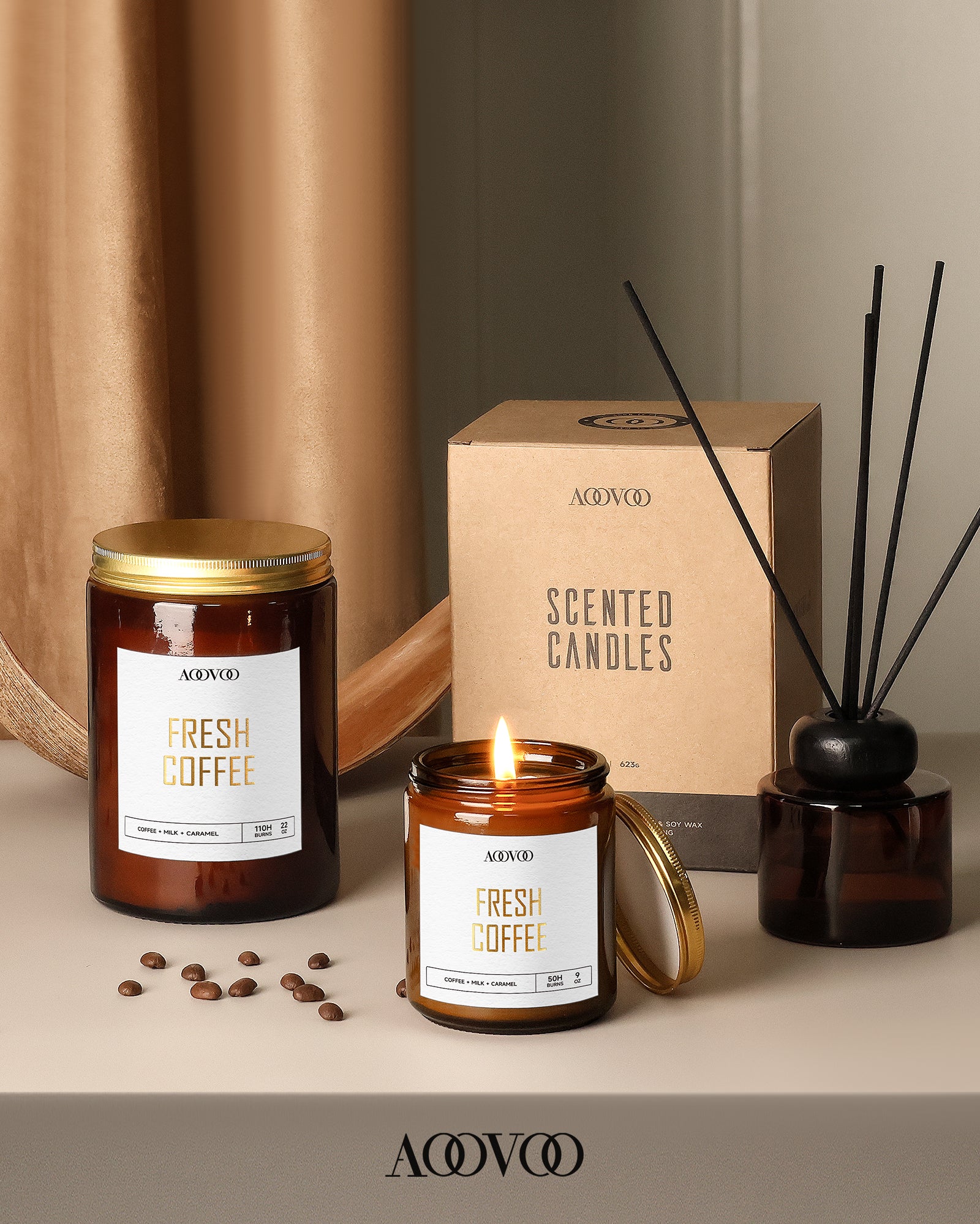 Natural scented candles