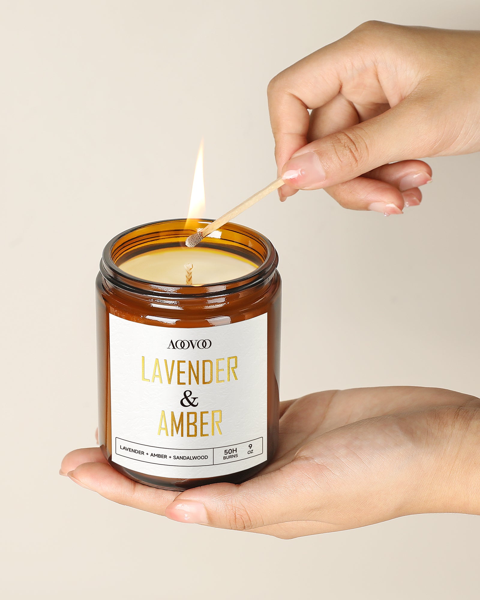 Lavender scented candles