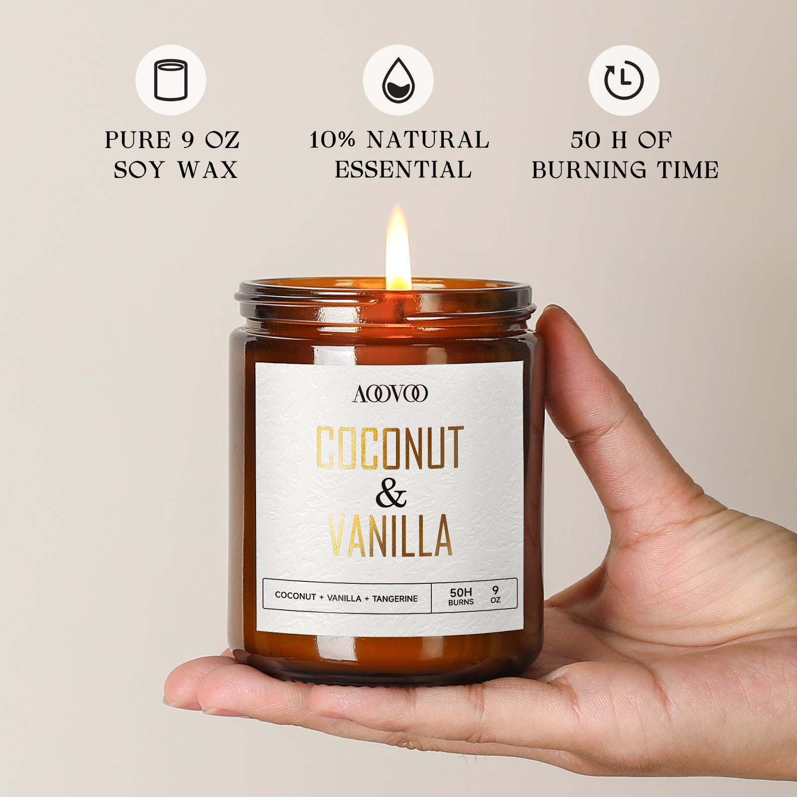 Long-lasting scented candles