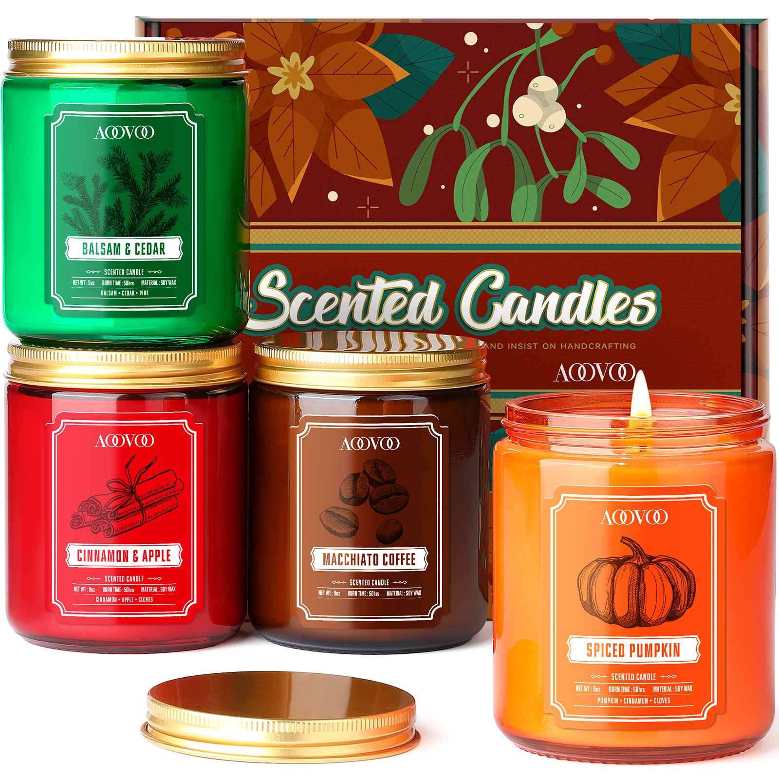 natural soy wax scented candles