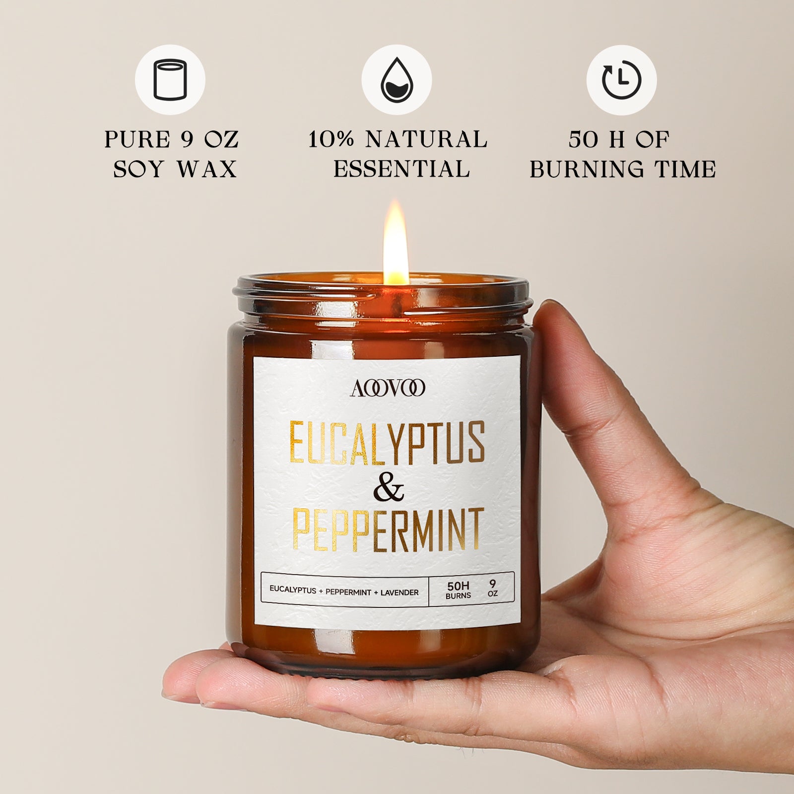 Natural scented candles