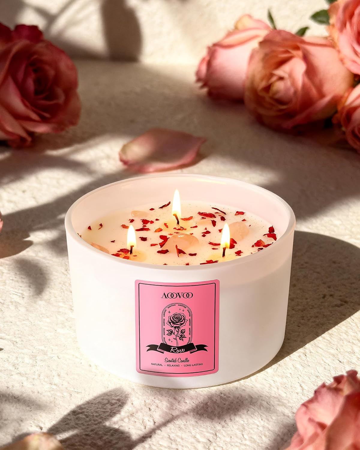 3 Wick Soy Candles for Home Scented