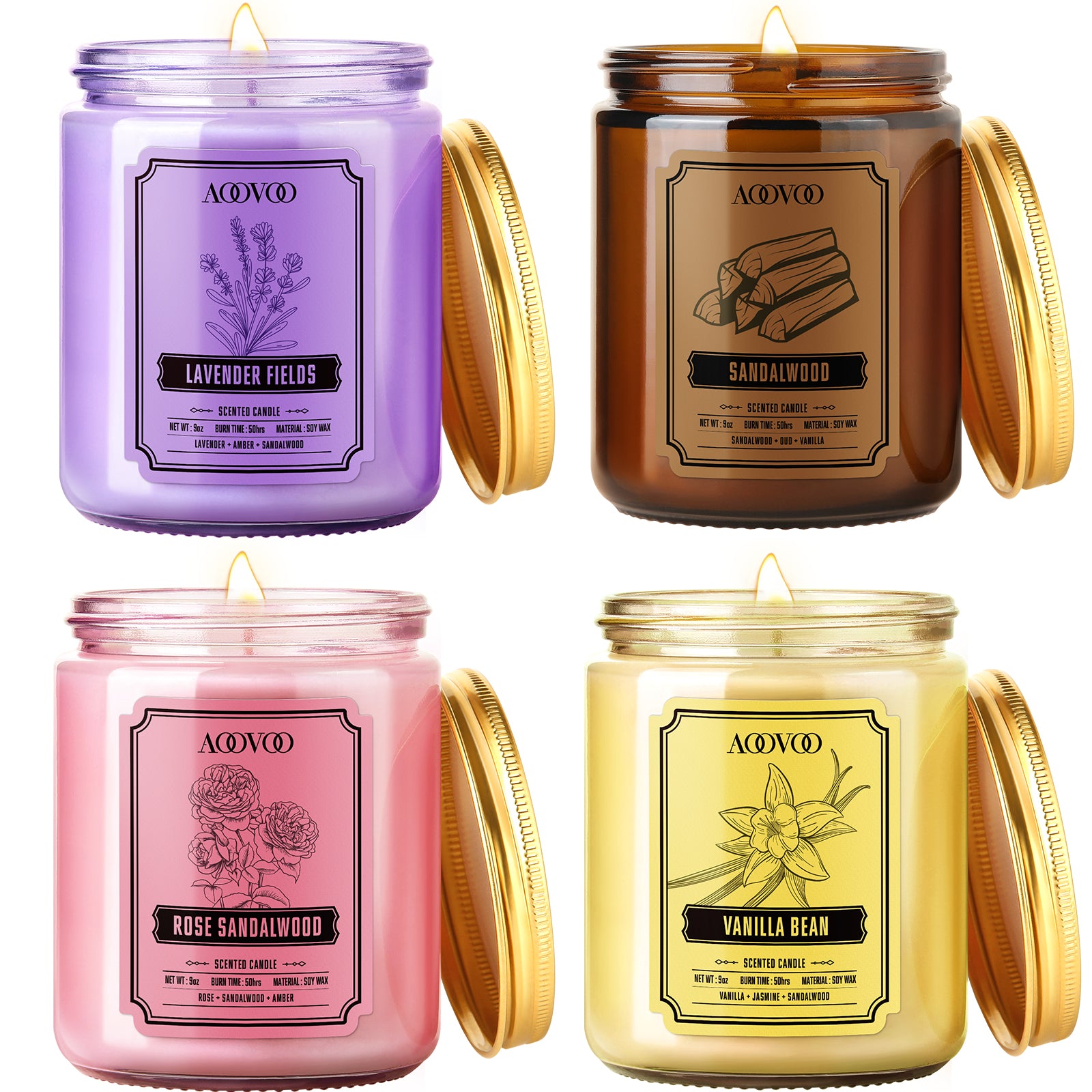 Soy Wax Candle Set