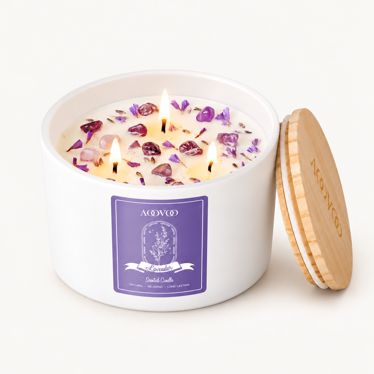 aoovoo scented candles, scented candles, candles, homefragrance,lavender candles